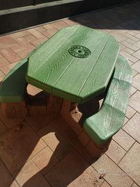 tavolo da giardino per bambini