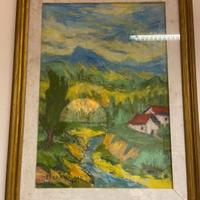 Quadro Santo Pizzamiglio paesaggio