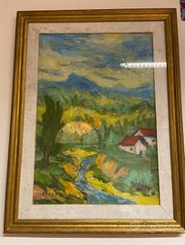 Quadro Santo Pizzamiglio paesaggio