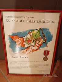 attestato commemorativo ufficiale 