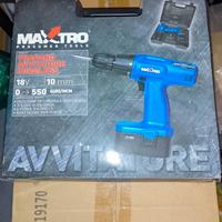 TRAPANO AVVITATORE CORDLESS MAXTRO POTENZA 18W  MA