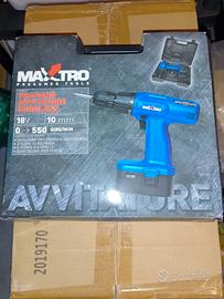 TRAPANO AVVITATORE CORDLESS MAXTRO POTENZA 18W  MA