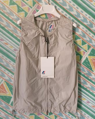 gilet smanicato da donna k-way Nuovo 