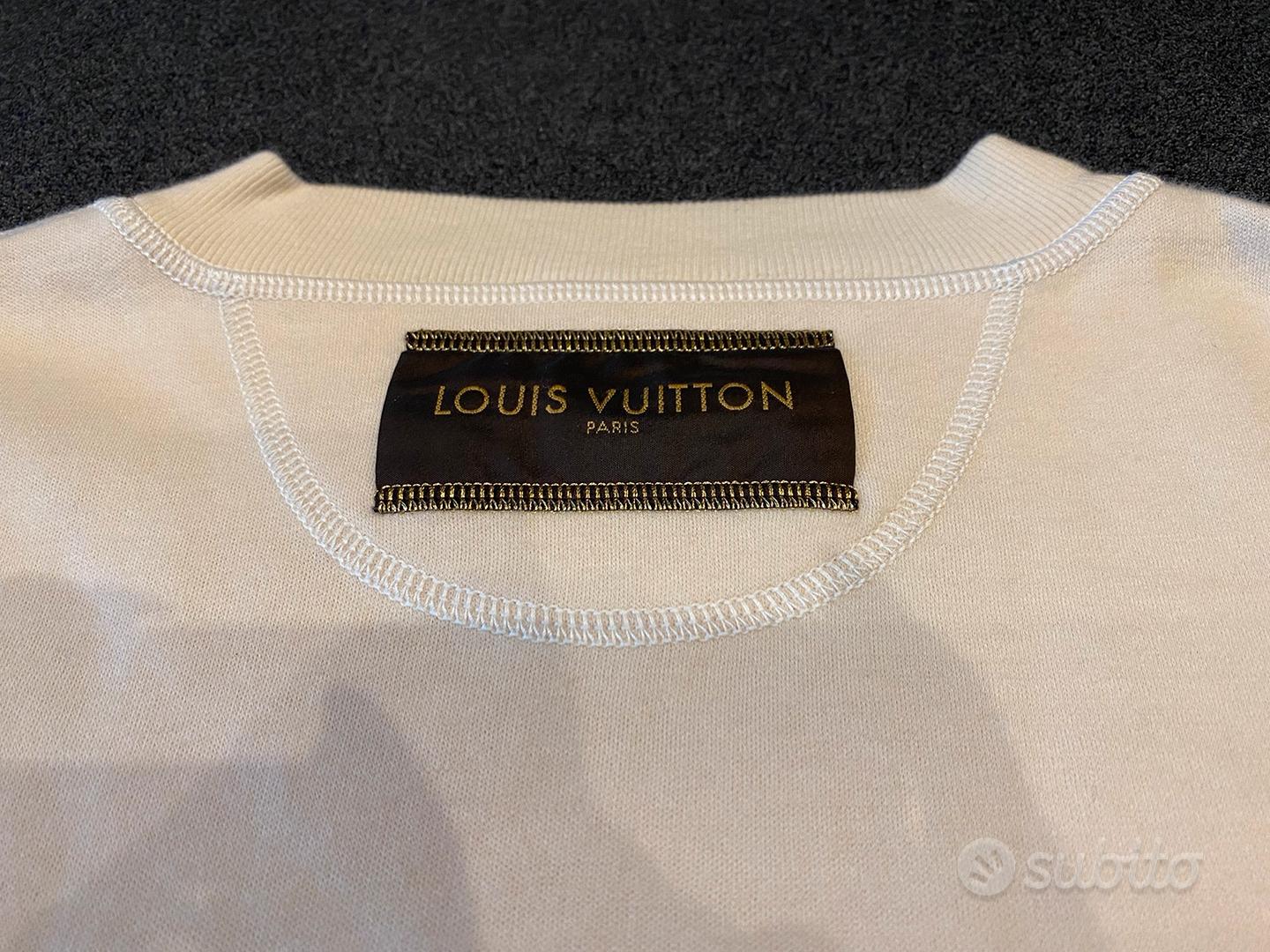 Felpa Louis Vuitton da donna color panna, taglia L - Abbigliamento e  Accessori In vendita a Venezia