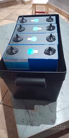 batteria celle box lifepo4 280ah 12v camper barca