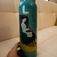 Contenitore/Barattolo in vetro di Ikea, decorato