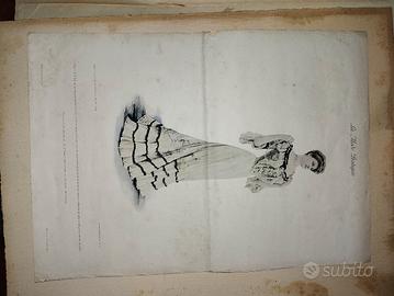 Stampe antiche da "La mode pratique" 1901-1902