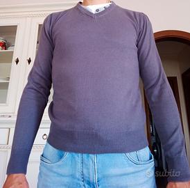 MAGLIONE OVIESSE UOMO,taglia S,GRIGIO,100% cotone