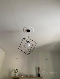 Lampadario cubo moderno