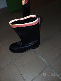 stivali cuoio vigili del fuoco