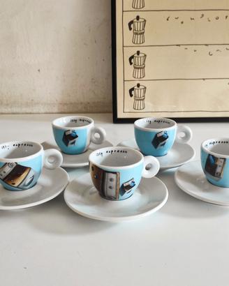 Set tazzine Illy vintage