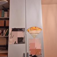 armadio + letto + comodino 