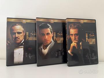 DVD TRILOGIA IL PADRINO con cartoline e inserti