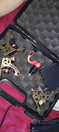 Kit macchinette tattoo professionali + alimentator