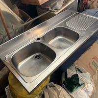 LAVANDINO IN ACCIAIO INOX 18/10 FRANKE 2 VASCHE go