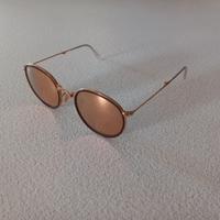 Occhiale da sole rayban tondo oro rb3517