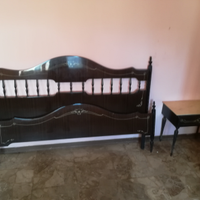 Camera da letto nera laccata