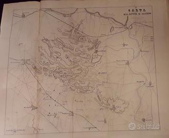 Carta storica della Battaglia di Solferino 