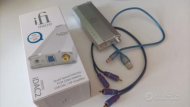 Dac IFI -AUDIO micro iDAC2 + filtro USB iPurifier