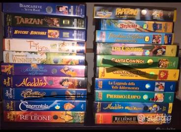 VHS cartoni animati Disney e altri ORIGINALI