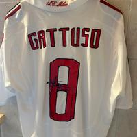 Maglia originale  Gattuso autografata Milan 06/07