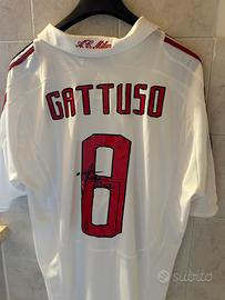 Maglia originale  Gattuso autografata Milan 06/07