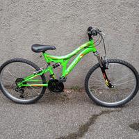 BICICLETTA  BIAMMORTIZZATA 24 POLLICI 