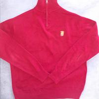 Maglione Marina Militare zip  rosso – Taglia M