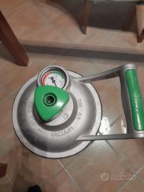 VENTOSA ALLUMINIO Ø 180 CON VUOTOMETRO 150kg