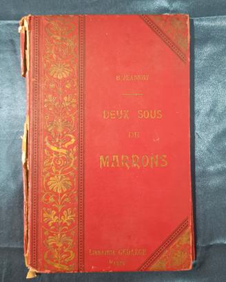Deux Sous de Marrons B.A. Jeanroy Libro Francese A