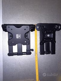 2 supporti snodati a parete per schermo o tv