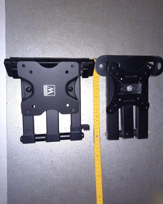 2 supporti snodati a parete per schermo o tv