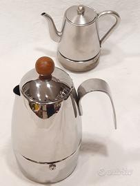Stella Gilda 6 tz caffettiera inox, Vintage