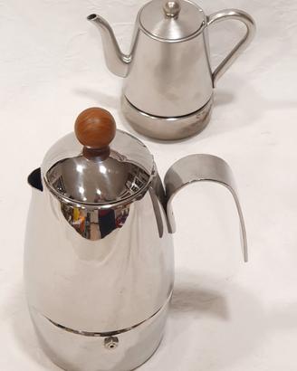 Stella Gilda 6 tz caffettiera inox, Vintage