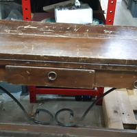 Tavolo consolle apribile legno massello
