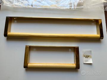 porta asciugamani bagno In Ottone Legno Design VIP
