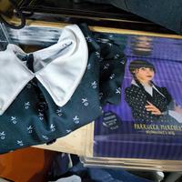 Vestito carnevale Mercoledì Addams bambina 8/9 ann