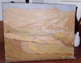 QUADRO PITTORE LEONARDO POZZO BISTAGNO ANNI 50