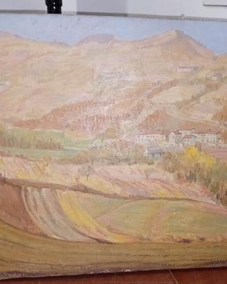 QUADRO PITTORE LEONARDO POZZO BISTAGNO ANNI 50