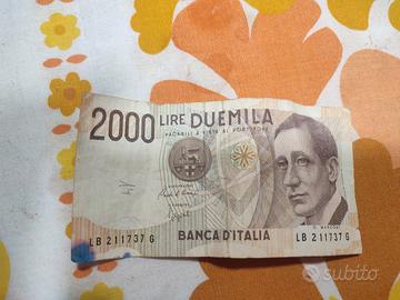 BANCONOTA 2000 LIRE "GUGLIELMO MARCONI" (DECRETO 1