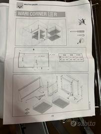 Wari corner-ripiani per mobile ad angolo