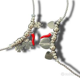 Bracciale fortuna o amore in acciaio