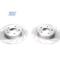 DISCHI FRENO FORATI E SCANALATI PER MG