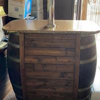 Bancone in botte di legno artigianale