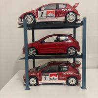 Ponte espositore a 3 piani 1:18