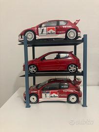 Ponte espositore a 3 piani 1:18