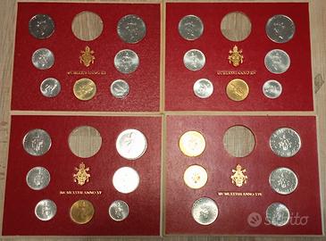 #1998(3) - Quattro cartoncini VATICANO Paolo VI