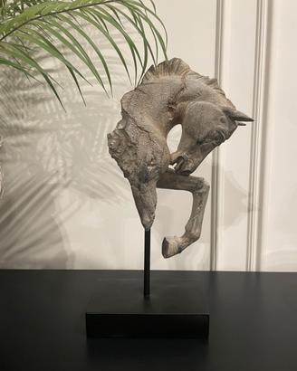 Busto scultura cavallo