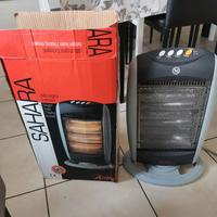 Stufa alogena + ventola riscaldante