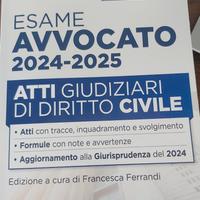 Esame avvocato atti giudiziari di diritto civile